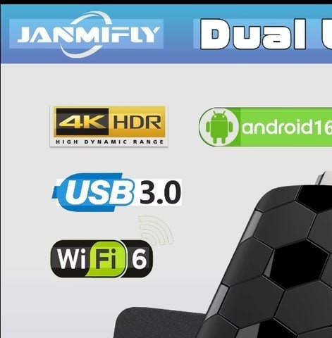 R3+ Mini TV Stick Dual UI Interface Android 16 ATV Ram 8GB Rom 128GB RK3518