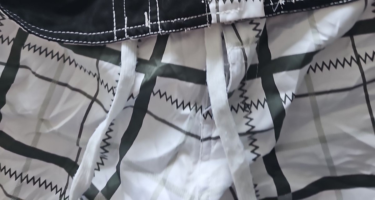 Defrost Plaid Board Shorts Men's Swimwear - Image 7