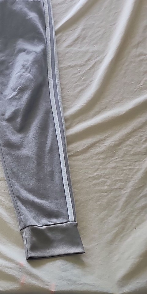 Adidas Originals Grey Trefoil Slim Fit Joggers Sweatpants 326 - Image 3