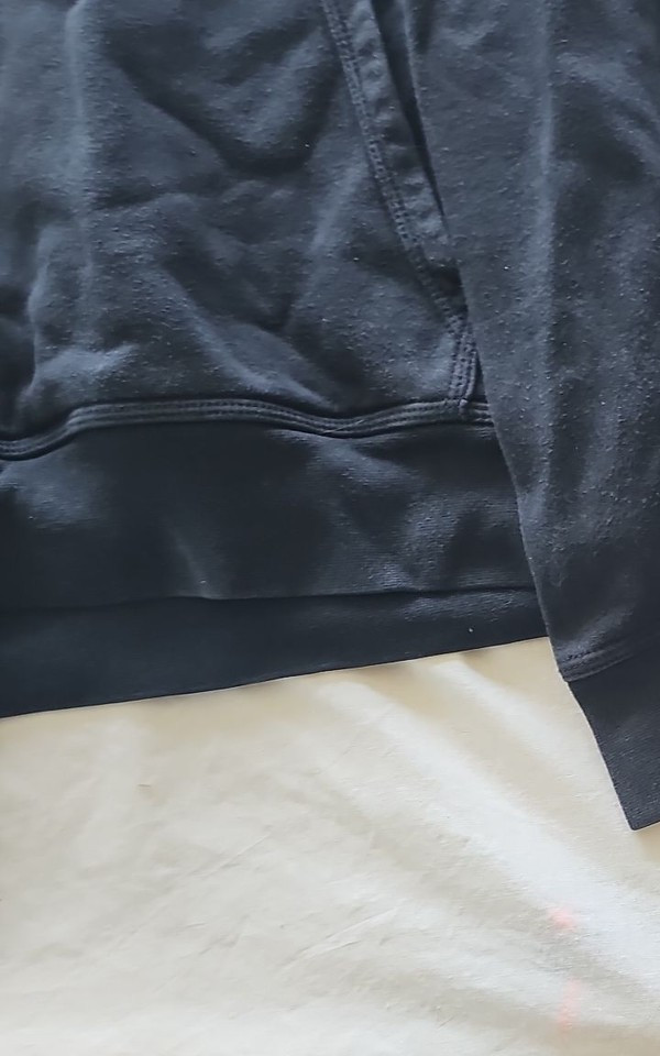 Classic Nike Sportswear Black Pullover Hoodie with Swoosh Logo 327 - Image 6