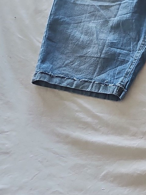 Taco Jeans Men's Light Wash Distressed Denim Shorts Size 46 354 - Image 3