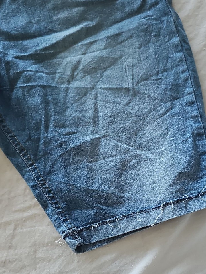 Taco Jeans Men's Light Wash Distressed Denim Shorts Size 46 354 - Image 6