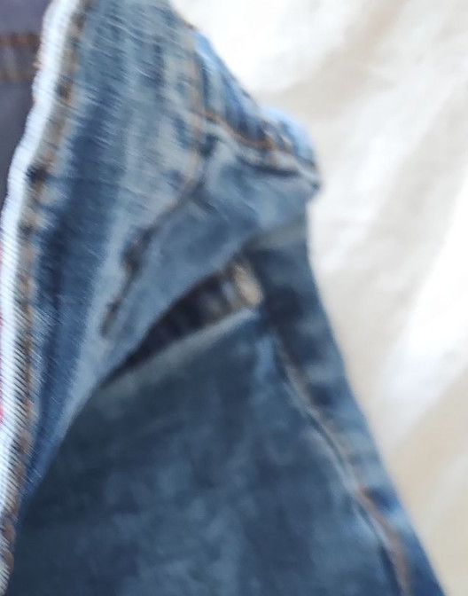 Viman Casual Blue Denim Shorts with Distressed Wash w 42 348 - Image 5
