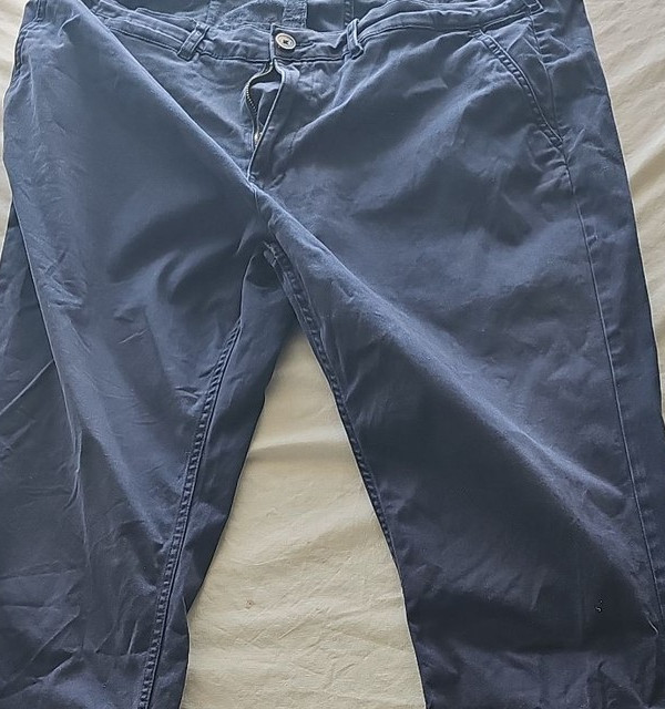 Jachs NY Men’s Navy Blue Slim Chino Trousers  306