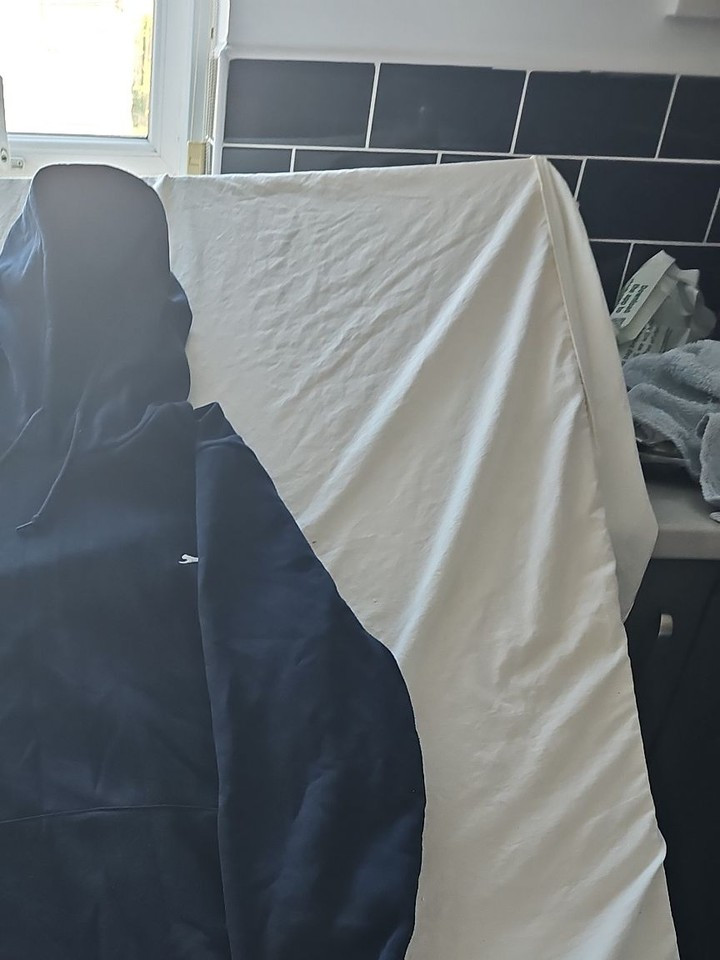 Slazenger Men's Pullover Hoodie in Navy Blue 289 - Image 3