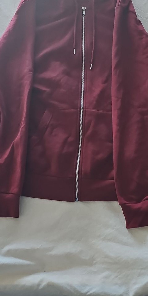 Primark Burgundy Zip-Up Hoodie 291