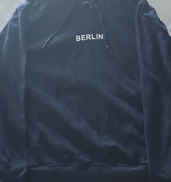 Brave Soul London ‘BERLIN’ Navy Blue Hoodie