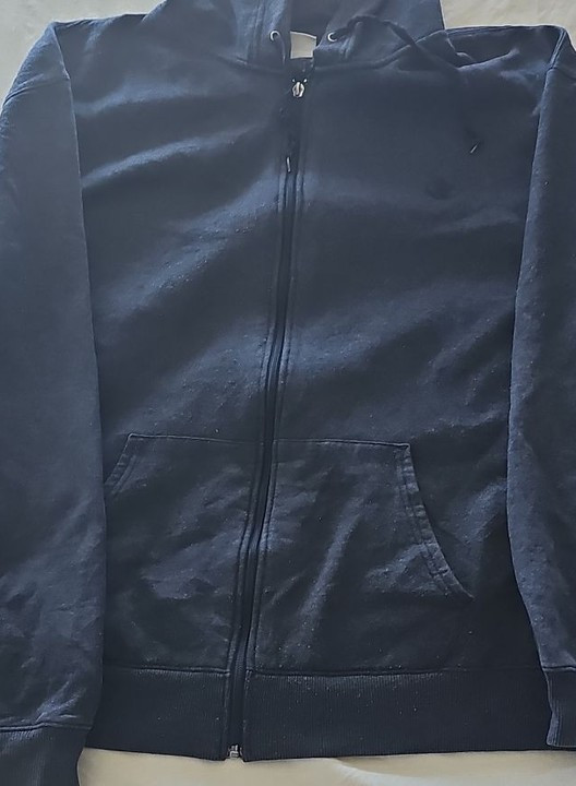 Champion Eco Authentic Navy Full-Zip Hoodie 2XL v283