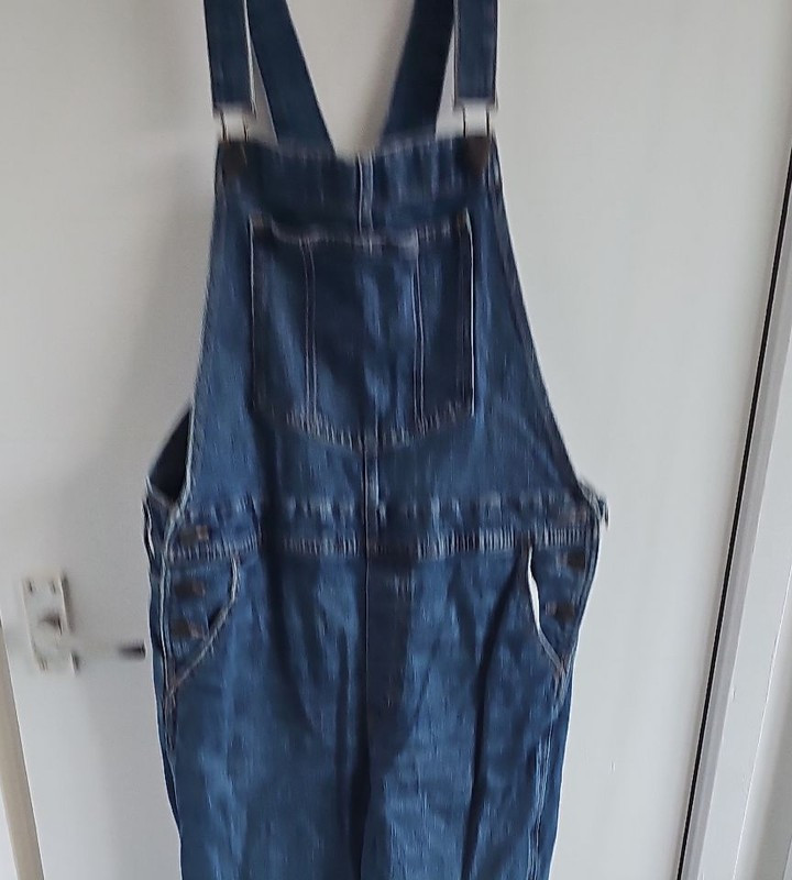 Old Navy Vintage Style Blue Denim Overalls Size 10 269