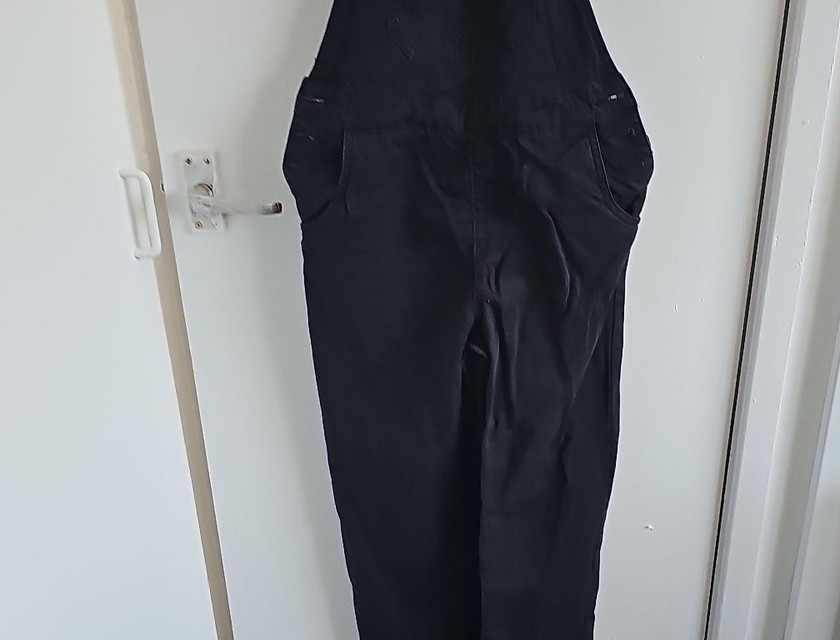 SHEIN Black Denim Overalls - Size S/EU 36 v273 - Image 3