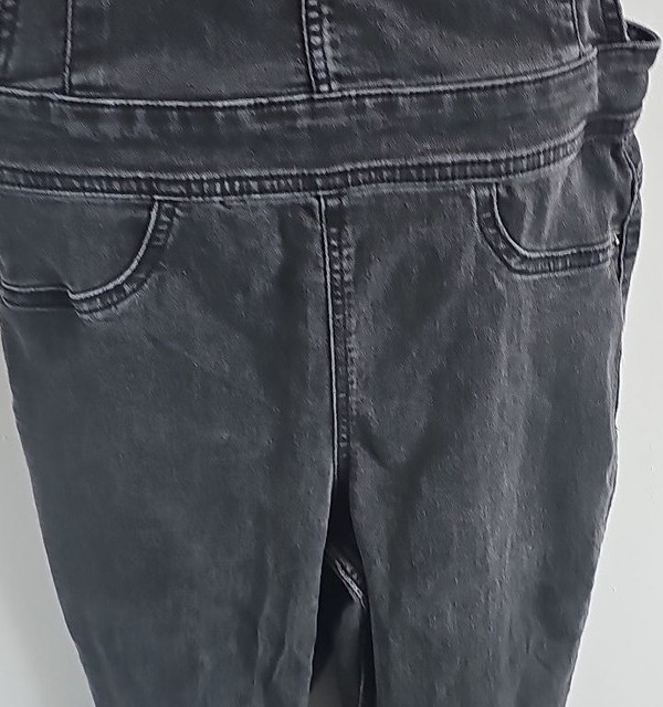 H&M Divided Grey Washed Denim Overalls Dungarees size 8 263 - Image 5