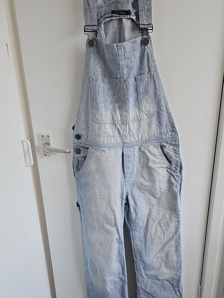 Monoprix Autreton Hickory Stripe Denim Dungarees 265
