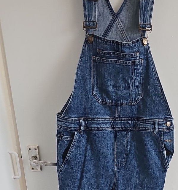 White Stuff Classic Blue Denim Dungarees – Size 10R 260