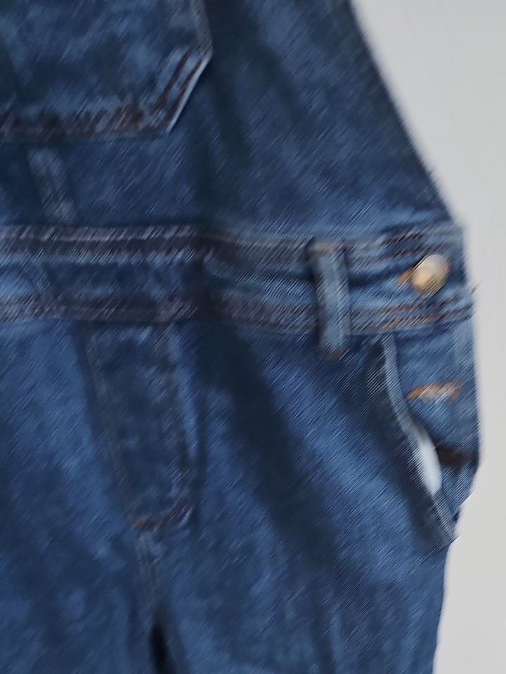 White Stuff Classic Blue Denim Dungarees - Size 10R 260 - Image 4
