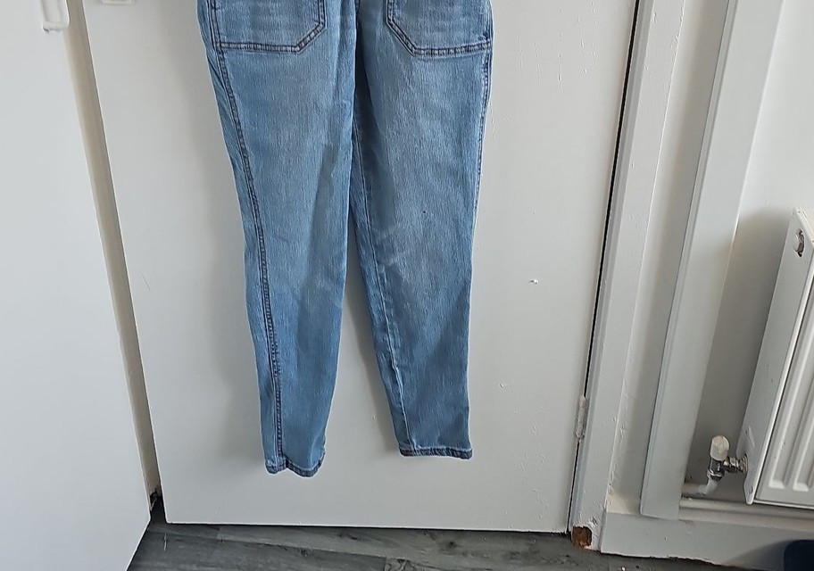 No Boundaries Light Wash Denim Overalls 261 - Image 3