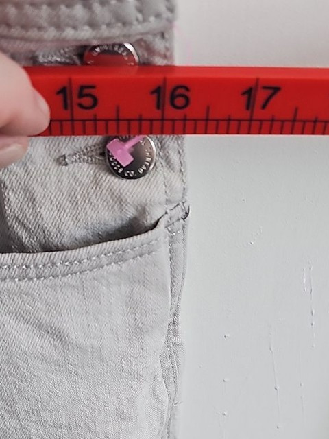 Universal Thread Light Wash Denim Dungarees Overalls 254 - Image 6