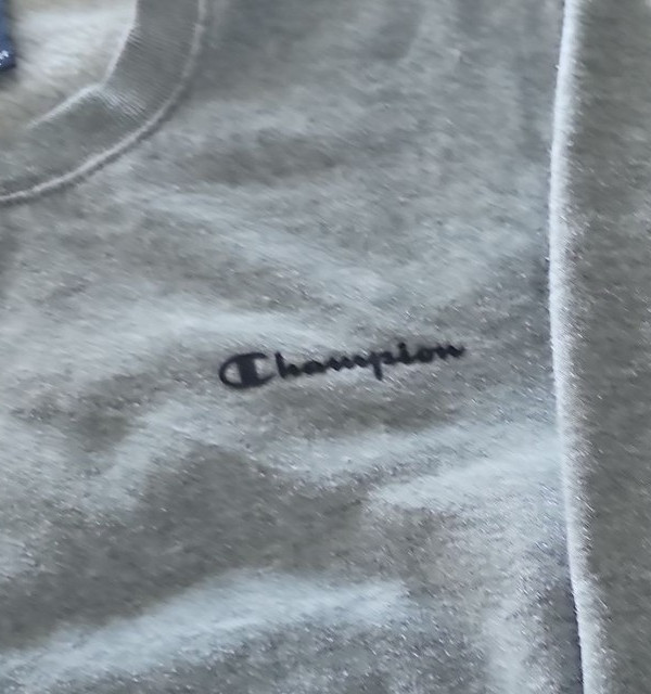 Vintage Champion Heather Grey Crewneck Sweatshirt Small 242 - Image 6