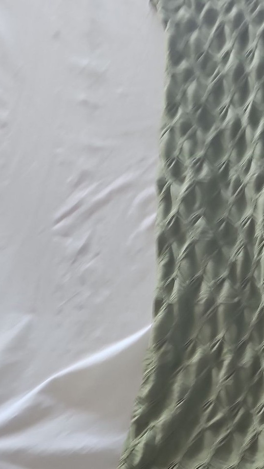 VILA Sage Green Textured Popcorn Maxi Dress size s 237
