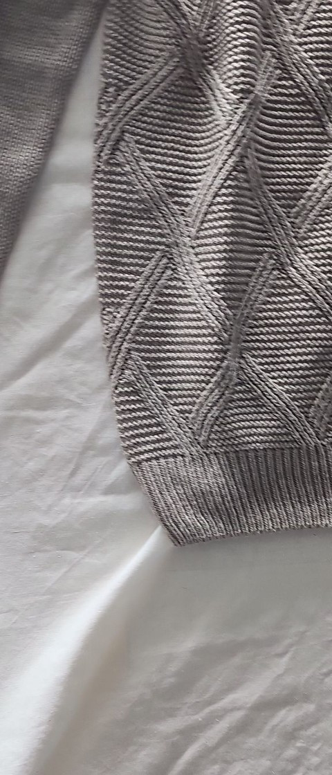 James Pringle Weavers Men's Beige Diamond Knit Jumper - Small New withTags 235 - Image 4