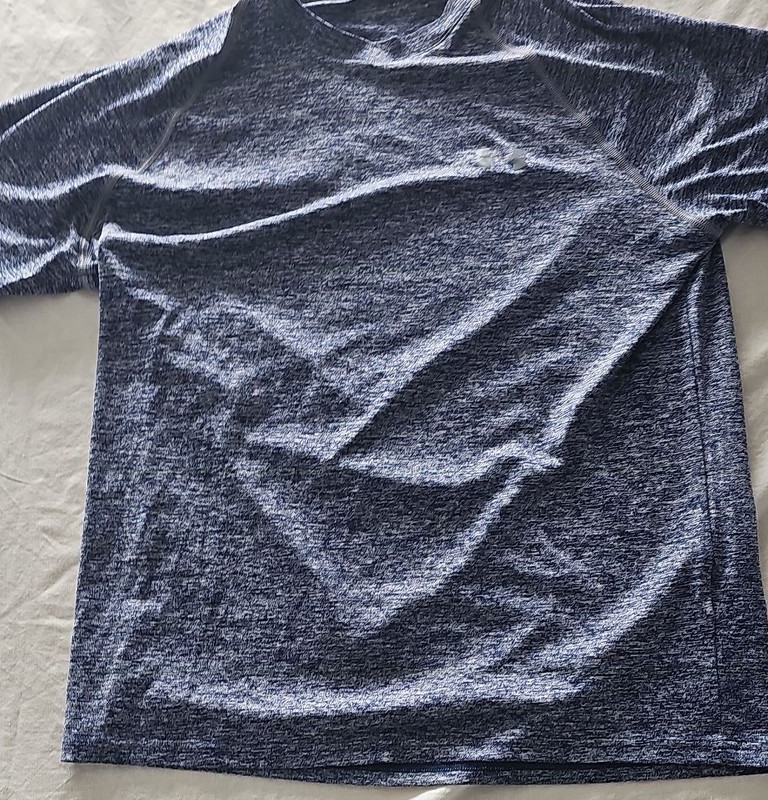 Under Armour Men’s Tech 2.0 Blue Space-Dye Performance T-Shirt  225