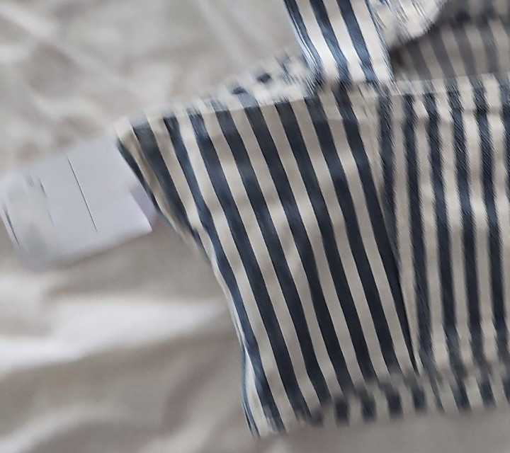 New with Tags Urban Outfitters BDG Striped Denim Bralette Top - Image 4