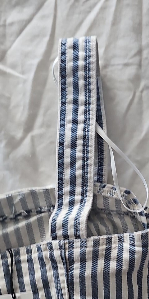 New with Tags Urban Outfitters BDG Striped Denim Bralette Top - Image 6