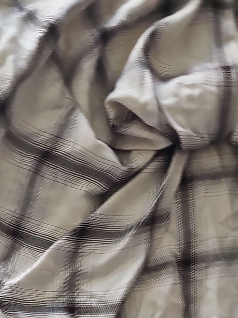 F&F Women's Monochrome Checked Tie-Front Blouse - New With Tags - Image 4