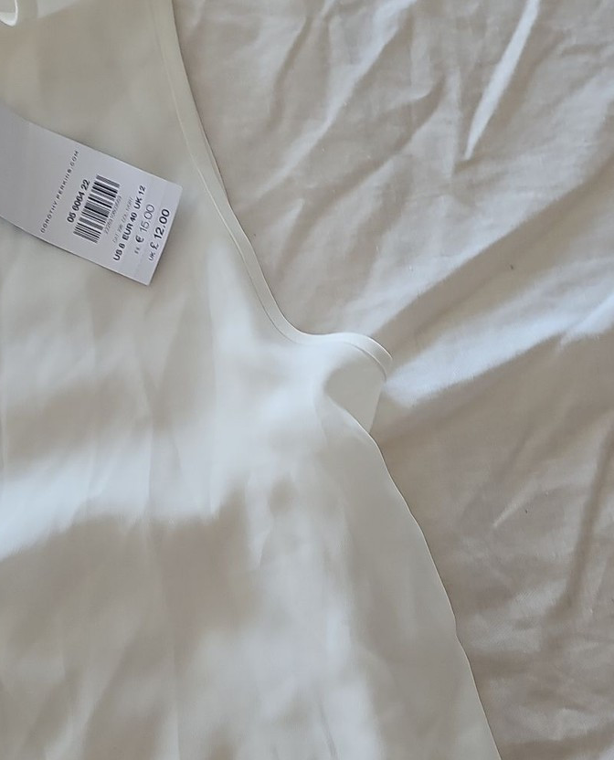 Dorothy Perkins White Sleeveless Blouse with Tags - Image 7