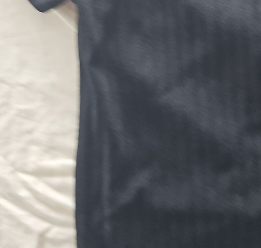 Next Black Ribbed Square Neck Short Sleeve Top - Image 5