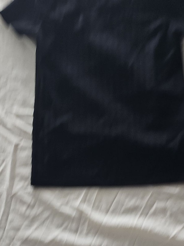 Next Black Ribbed Square Neck Short Sleeve Top - Image 4
