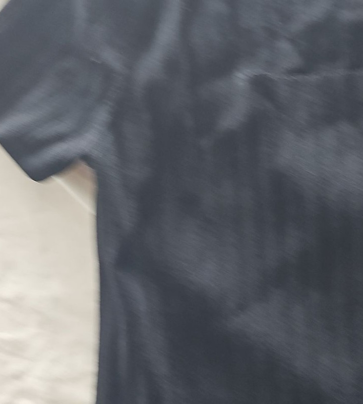 Next Black Ribbed Square Neck Short Sleeve Top - Image 6