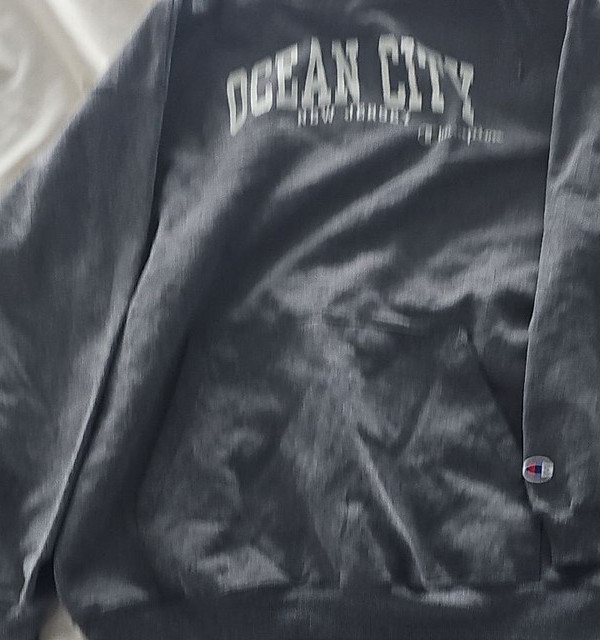 Champion Eco ‘Ocean City’ Charcoal Grey Pullover Hoodie