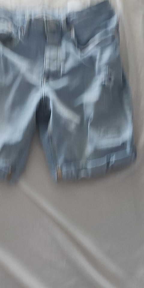 H&M Light Wash Denim Shorts W30 - Image 3