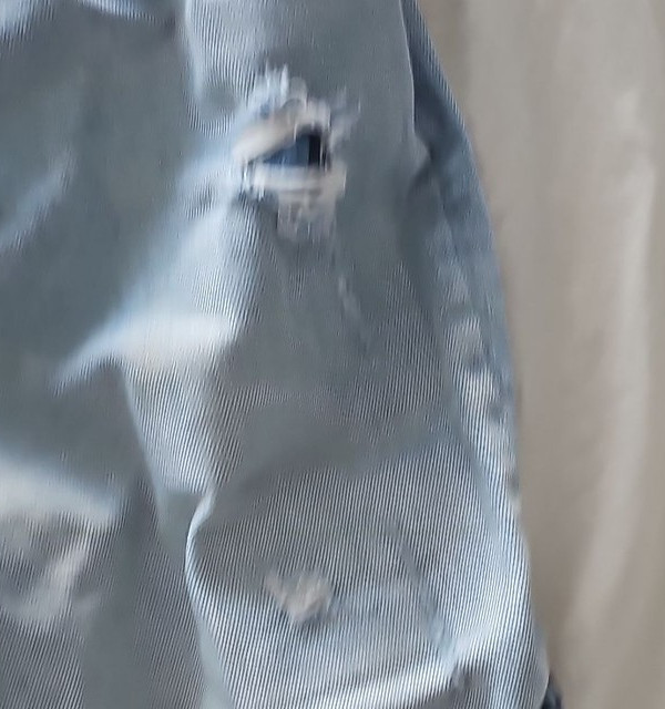 H&M Light Wash Denim Shorts W30 - Image 4