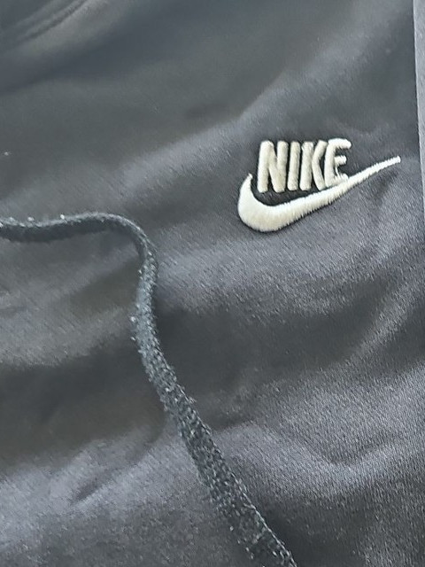Nike Sportswear Essential Fleece Hoodie in Black 329 - Image 4