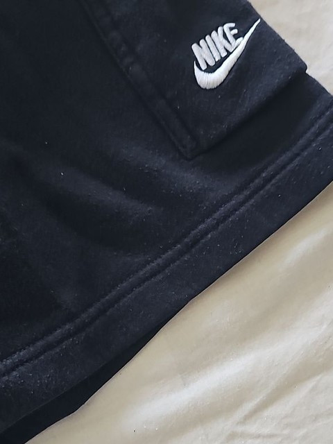 Nike Men's Club Fleece Athletic Shorts in Black 331 - Image 4