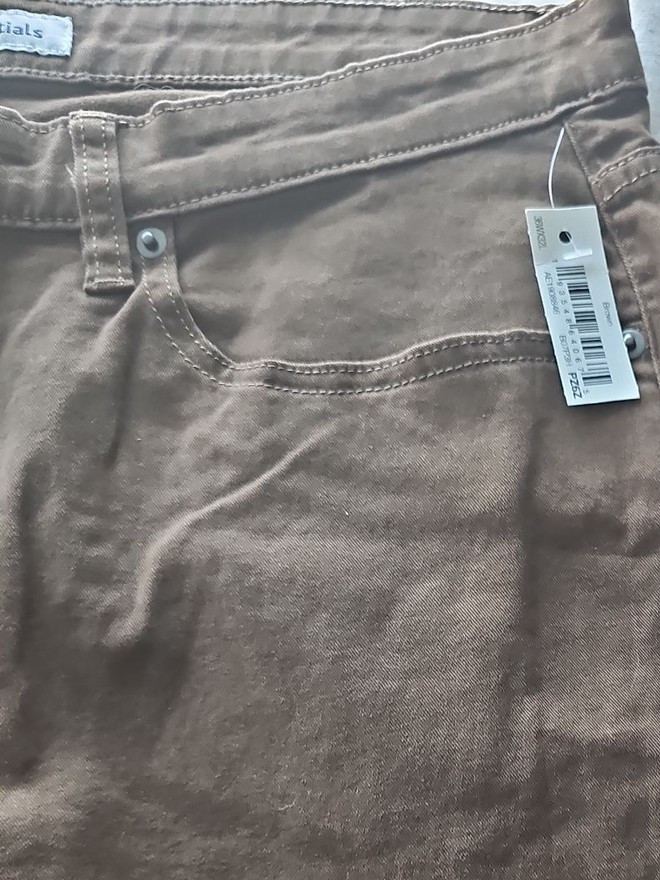 Amazon Essentials Men's Brown Straight-Leg Casual Chino Pants 337 w36 L 29/32 - Image 4