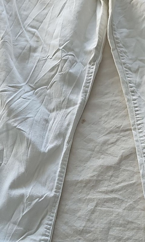 Lee Easy Fit White Cropped Straight Leg Jeans 362 - Image 5