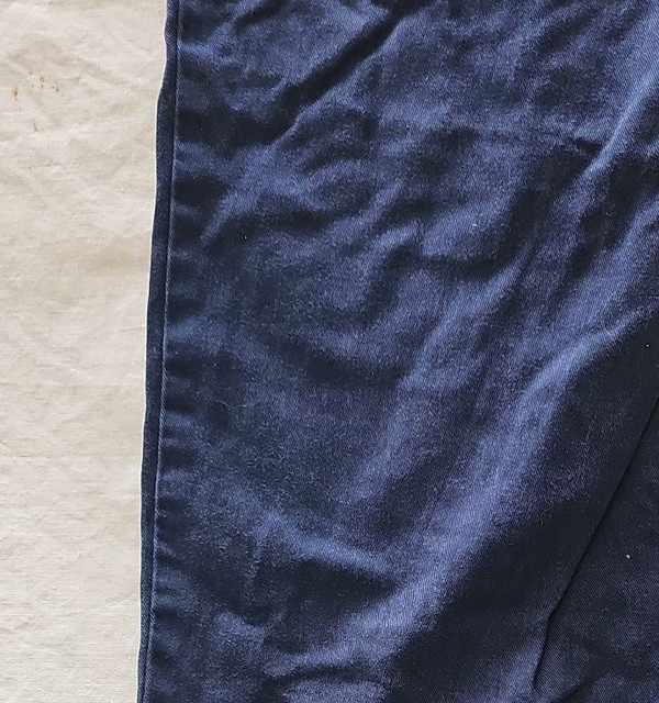 Tu Men's Navy Blue Chino Trousers 44 Regular Casual Cotton Blend 386 - Image 7