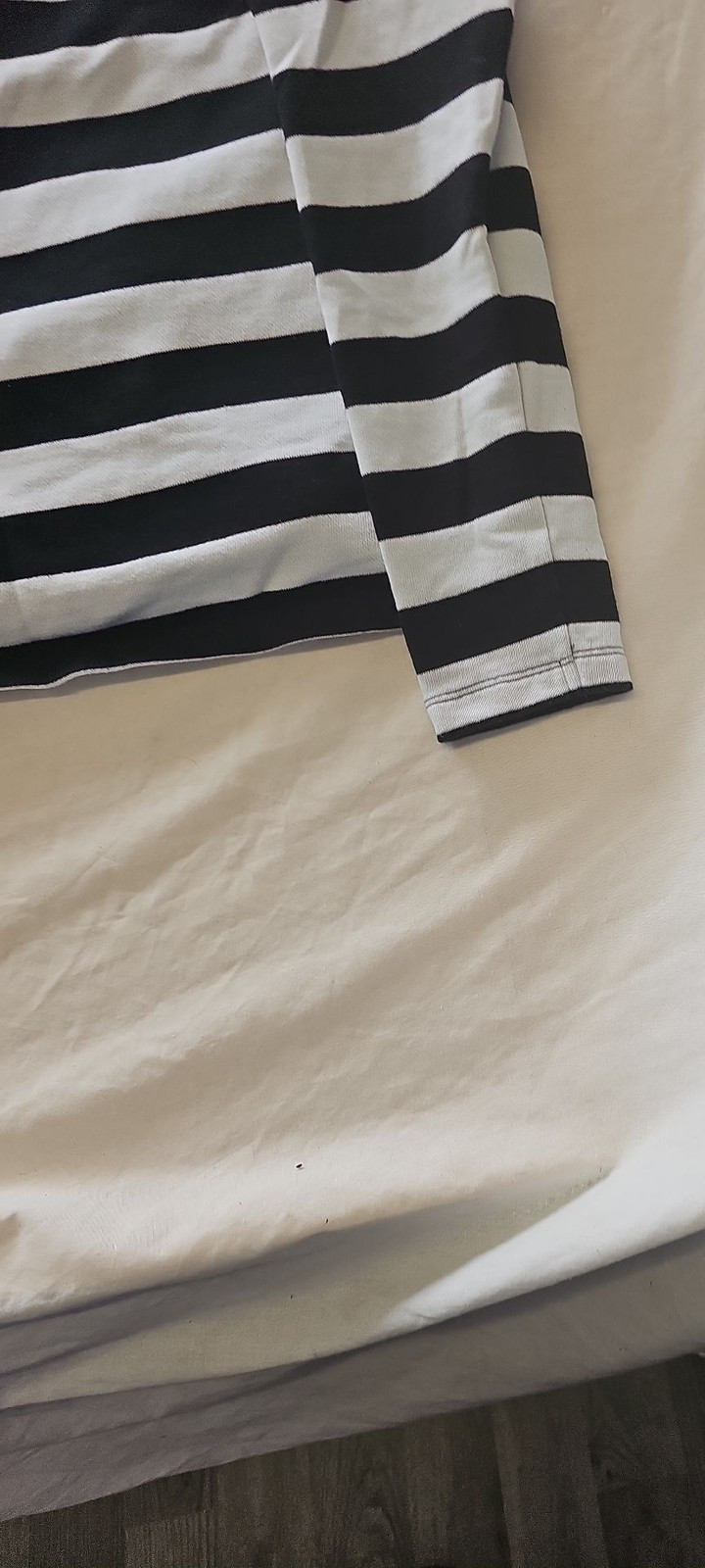 Tu Women's Black and White Striped Quarter-Zip Sweatshirt 377 - Image 7
