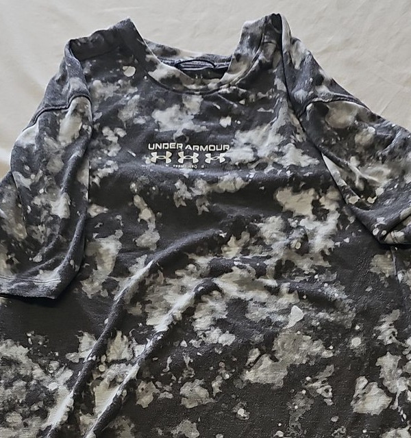 Under Armour Project Rock Men's Dye Print Training T-Shirt - Small 406 - Image 2