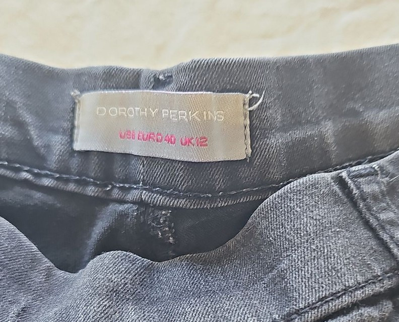 Dorothy Perkins Women's Charcoal Grey Skinny Jeggings - UK 12 428 - Image 10