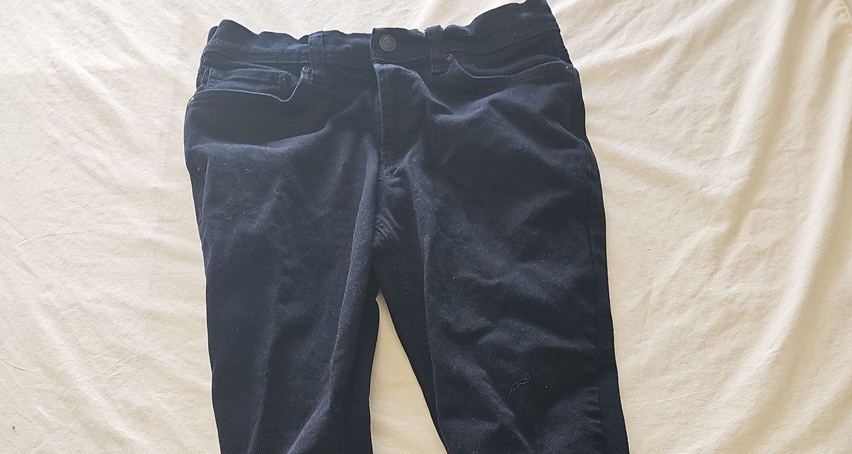 H&M Organic Cotton Skinny Jeans in Jet Black - W34 L30 419 - Image 5