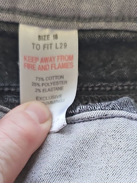 Papaya Grey Pull-On Skinny Jeggings Size 18 426 - Image 11