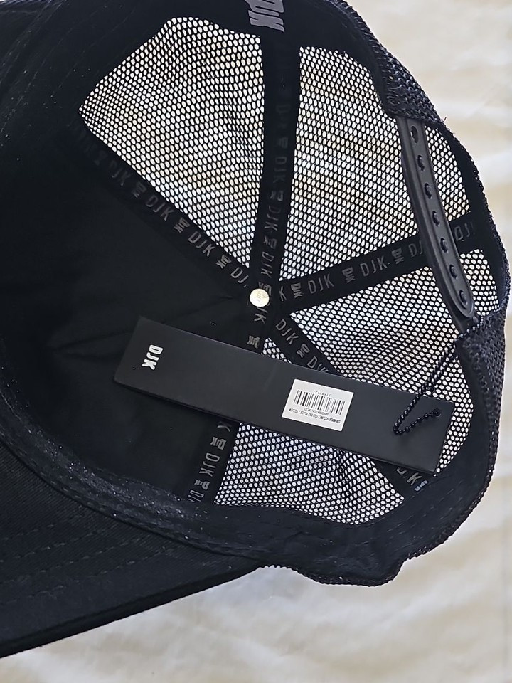DJK International Black Mesh Trucker Cap - Image 8