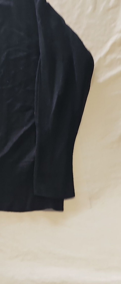 Classic Black Fine-Knit Roll Neck Jumper 414 - Image 5