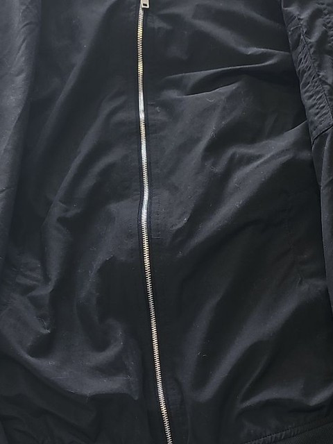 Pull&Bear Basic Black Bomber Jacket 413 - Image 5