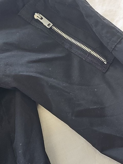 Pull&Bear Basic Black Bomber Jacket 413 - Image 9