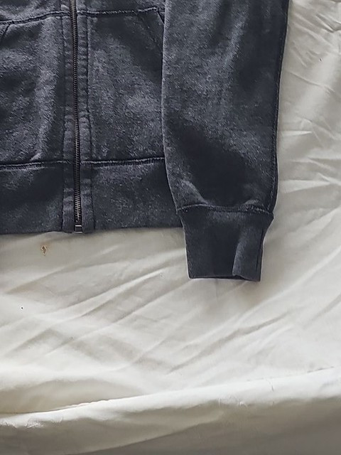 Polo Ralph Lauren Charcoal Grey Full-Zip Hoodie XS A438 - Image 8