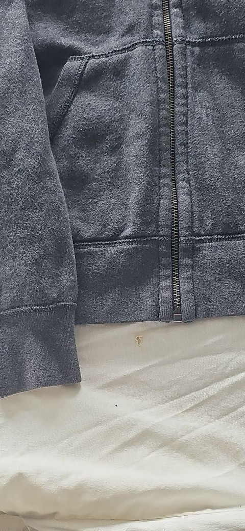 Polo Ralph Lauren Charcoal Grey Full-Zip Hoodie XS A438 - Image 9